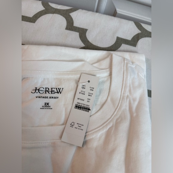 J.Crew Vintage jersey classic-fit crewneck T-shirt NWT Size 2X - Picture 3 of 9